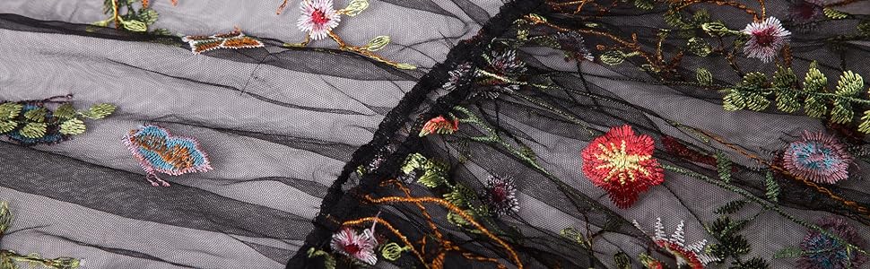 Super Delicate Flower Embroidery