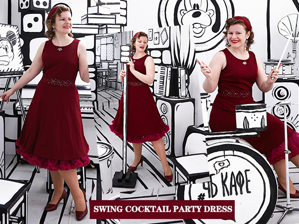 1950s Cocktail Party Dress