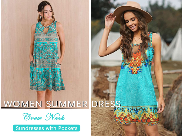 summer swing dress for women